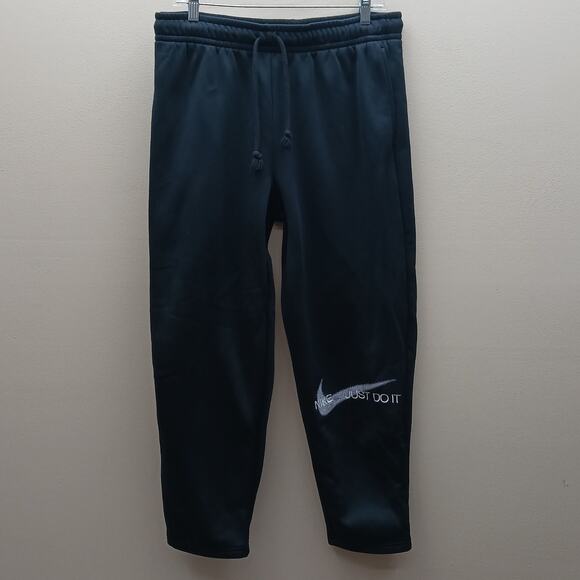 Nike Therma Fit All Time GX Sweatpants Fleece Athletic Training Gym Black Large - Picture 1 of 6